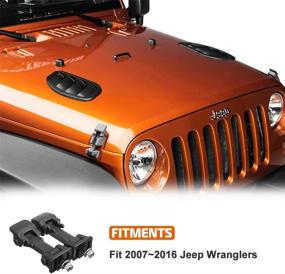 img 1 attached to High-Quality A ABIGAIL Wrangler TJ Hood Latch and Lock Kit for 2007-2016 Jeep Wrangler TJ - Reliable Hood Catches Included!