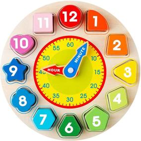 img 4 attached to Avenor Clock Learning Kids Educational