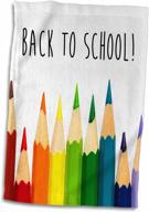 school color pencils towel multicolor логотип