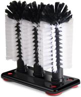 🧼 glass washing brush cleaner kit - includes 3 brushes per base logo