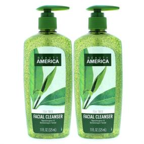 img 4 attached to 🌿 Tea Tree Facial Cleansing Wash with Jojoba Beads - Pack of 2 for Beauty America