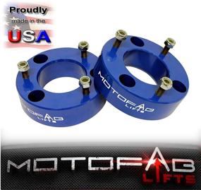 img 1 attached to 🔧 MotoFab Lifts F150-2.5BLUE: Описание 2,5-дюймового переднего плавающего подъемного комплекта для Ford F150