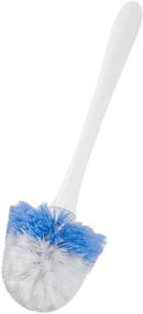 img 3 attached to 🚽 PlumbCraft Toilet Plunger and Cleaning Brush Combo Kit with Caddy – Durable, Heavy-Duty Toilet Brush and Plunger for Most Toilet Types with Sanitary Storage (White/Blue)