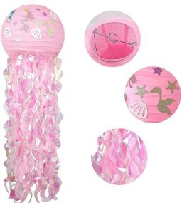 img 1 attached to Jellyfish Lanterns Decoration Stickers Birthday Lighting & Ceiling Fans for Novelty Lighting