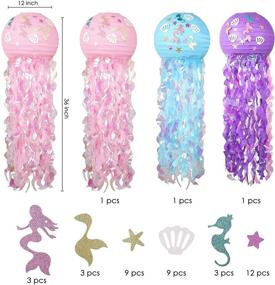 img 2 attached to Jellyfish Lanterns Decoration Stickers Birthday Lighting & Ceiling Fans for Novelty Lighting