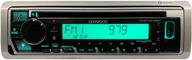 🛥️ kenwood kmr-d378bt boat stereo receiver - marine cd player with alexa, bluetooth, auxiliary input, and sirius compatibility logo