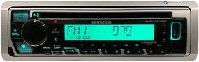 img 4 attached to 🛥️ Kenwood KMR-D378BT Boat Stereo Receiver - Marine CD Player with Alexa, Bluetooth, Auxiliary Input, and Sirius Compatibility