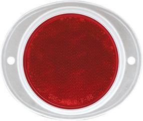 img 2 attached to United Pacific 30710 Reflector,Red: Maximizing Safety and Visibility with a Brilliant Red Glow