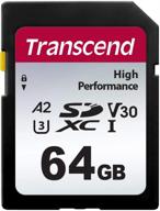 transcend 64gb sdxc 330s memory logo