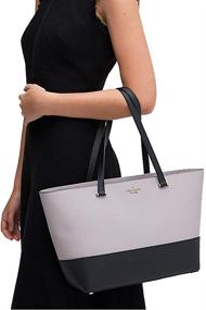 img 1 attached to Сумка среднего размера Kristen Medium Leather Top Zip Tote Top Handle Bags от Kate Spade New York