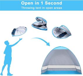 img 2 attached to 🏖️ G4Free Large Pop up Beach Tent: Ultimate Sun Protection for 3-4 Persons!