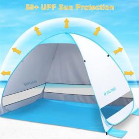 img 3 attached to 🏖️ G4Free Large Pop up Beach Tent: Ultimate Sun Protection for 3-4 Persons!