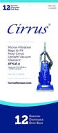 cirrus prograde upright vacuum cleaner logo