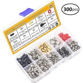 img 3 attached to 🔩 Sutemribor 300PCS PC Screw Standoffs Kit for Hard Drive, Computer Case, Motherboard, Fans, Power Graphics