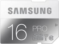 📷 samsung 16гб pro класс 10 карта памяти sdhc с скоростью чтения до 90 мб/с (mb-sg16d/am) логотип