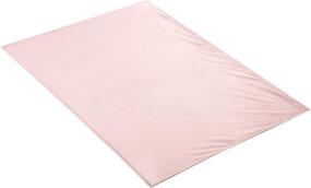 img 2 attached to 👧 Joshua Children's 30x42 Blue Pink and Grey Minky Weighted Blanket Cover - Twin Size, featuring Warming and Cooling Microfiber for Boys and Girls