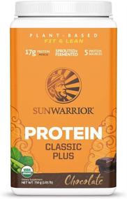 img 4 attached to 🌱 Organic Vegan Protein Powder with BCAAs and Pea Protein - Sunwarrior Classic Plus, Dairy-Free, Gluten-Free, Soy-Free, Non-GMO, Keto-Friendly (Chocolate) - 30 Servings, Pack of 1