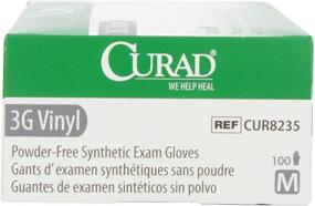 img 2 attached to 🧤 Curad - MII6CUR8235 Powder-Free Latex-Free 3G Vinyl Exam Gloves, Medium, 100 Count" - revised: "Curad Powder-Free Latex-Free Vinyl Exam Gloves, Medium, 100 Count (MII6CUR8235)