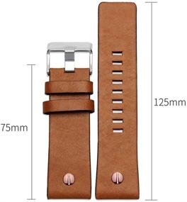 img 2 attached to 👨 Premium Finjin Men's Calfskin Leather Watches: The Perfect Blend of Style and Function