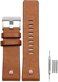 img 4 attached to 👨 Premium Finjin Men's Calfskin Leather Watches: The Perfect Blend of Style and Function