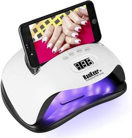 img 4 attached to 💅 HanKeer Gel LED Nail Dryer: A Professional Gel Nail Light with 4 Timers and Portable Handle for Faster Gel Polish Drying