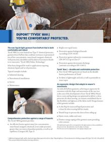 img 1 attached to DuPont CE Certified Chemical Protective Coverall Occupational Health & Safety Products