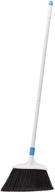 blue and white heavy-duty broom by amazon basics logo