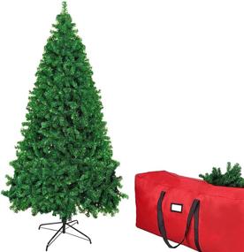 img 4 attached to 🎄 Premium 4ft Artificial Christmas Tree Xmas Spruce - Small North Valley Holiday Pine Tree for Home Office Party Indoor Outdoor Decoration w/ 240 Branch Tips arbol de Navidad, Foldable Base Stand