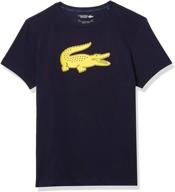 👕 lacoste sport sleeve graphic t-shirt for men | clothing in t-shirts & tanks category logo