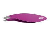 🔪 slice 10447 slanted tweezer: wide grip, effortless hair & splinter removal - purple logo