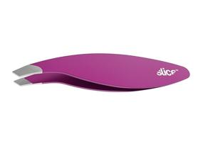 img 4 attached to 🔪 Slice 10447 Slanted Tweezer: Wide Grip, Effortless Hair & Splinter Removal - Purple