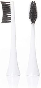 img 2 attached to 🪥 Boka Sonic Powered Electric Toothbrush Replacement Heads - 2 White Finish Heads