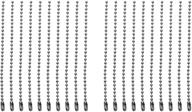 🔗 shapenty 4 inch stainless steel ball bead chains with connector clasp for jewelry making, keychain tags and accessories, 2.4 mm diameter, 20pcs logo