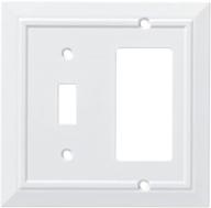 🏢 enhance your home décor with franklin brass w35246-pw-c classic architecture switch plate in white логотип