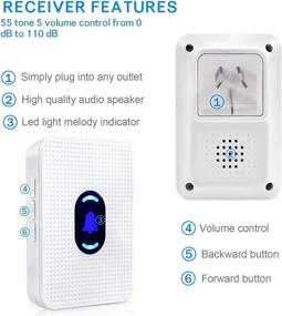 img 2 attached to Potty Train Dog Door Bell - Daytech Doggie Doorbells for Effective Doggy Potty Training