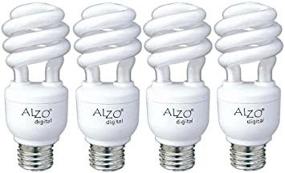 img 1 attached to 💡 Pack of 4 ALZO 15W Joyous Light CFL Bulbs - Full Spectrum, 5500K, 750 Lumens, 120V