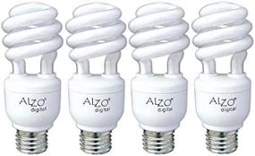 img 2 attached to 💡 Pack of 4 ALZO 15W Joyous Light CFL Bulbs - Full Spectrum, 5500K, 750 Lumens, 120V