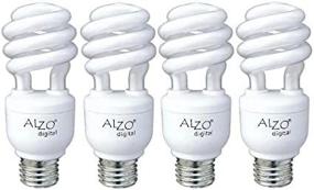 img 3 attached to 💡 Pack of 4 ALZO 15W Joyous Light CFL Bulbs - Full Spectrum, 5500K, 750 Lumens, 120V