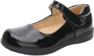 wuiwuiyu school performance uniform toddler girls' shoes in flats logo