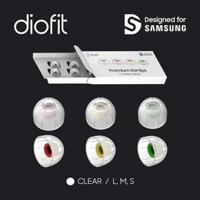 img 3 attached to Diofit/Galaxy Buds2/Buds Plus, разработанные для Samsung/Beats Studio Buds Стандартные ушные накладки для утечки звука (SML 3 комплекта)