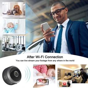 img 3 attached to 📷 Mini WiFi Spy Camera HD 1080P: Compact Wireless Hidden Nanny Cam with Night Vision & Motion Activation - Ideal for Car, Home, Office & Surveillance