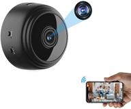 📷 mini wifi spy camera hd 1080p: compact wireless hidden nanny cam with night vision & motion activation - ideal for car, home, office & surveillance logo