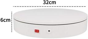 img 1 attached to 📸 Профессиональный поворотный стол для фотографии ComXim 360 градусов: большая емкость, дистанционное управление, многопозиционный, переменная скорость и вращение