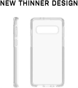 img 1 attached to OtterBox Galaxy S10 Clear Case ❤️ - LOVE TRIANGLE - Retail Packaging, Symmetry Series