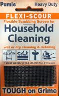 🧽 pumie flexi-scour household cleaning scrub, 1 pack - flex 48, 5.5" x 4" flexible abrasive grit cleaning screen to clean grills, remove carbon, rust, and scale - pack of 1 logo