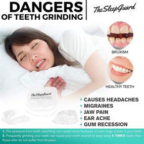 img 1 attached to TheSleepGuard Защита для рта: Набор из 4 штук | Лучшие ночные защитные щитки от скрежетания зубов, TMJ и стискивания | Для взрослых и детей