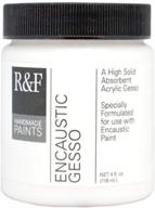 handmade paints encaustic gesso 4 ounce logo