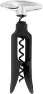 🍷 effortless and stylish: true twister 6" black corkscrew wine opener - the key to easy bar access logo