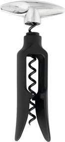 img 4 attached to 🍷 Effortless and Stylish: True Twister 6" Black Corkscrew Wine Opener - The Key to Easy Bar Access