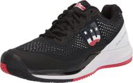 wilson pickleball black white infrared men's shoes for athletic logo